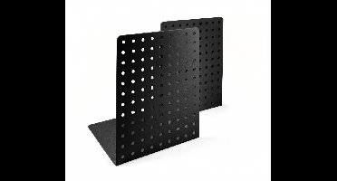 Trendform Boekensteun Dots - set van 2 stuks - zwart