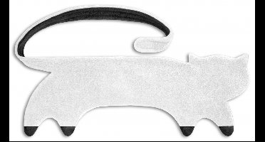 Leschi Verwarmingskussen Coco de kat - Sneeuw/Middernacht