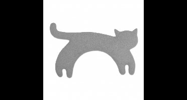 Leschi Verwarmingskussen Minina kat L - grijs