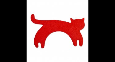 Leschi Verwarmingskussen Minina kat L - rood