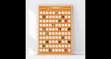 Gift Republic Scratch Poster - 100 Whiskies
Gift Republic Kraskaart - 100 Whiskies