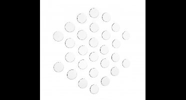 Trendform Magnetic - Element Dot Flex - set van 28 - Wit