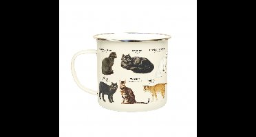 Gift Republic Katten - Emaille Mok