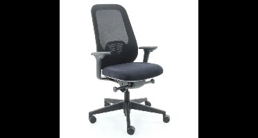 Werkstoel Nora Mesh Zwart Regain - Ergonomisch Design NEN1335
