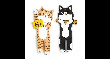 Trendform Magnetische Haak - Kitty Cat - set van 2 - multicolor