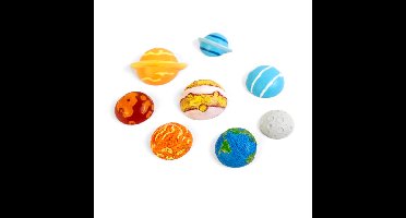 Trendform Magneten Zonnestelsel - set van 8 - multicolor