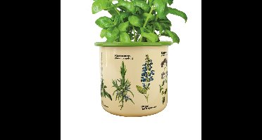 Gift Republic Kruiden - Emaille Bloempot