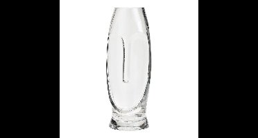 Vaas Gezicht van Glas Transparant (B/H/D) 9x25x9cm