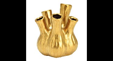 Vaas van keramiek goud (B/H/D) 13x16x13cm