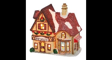 Wurm Lichthaus "Restaurant" van porselein, Kleurrijk (B/H/D) 14x16x10cm