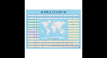 Gift Republic Krasposter - Wereldverkenner