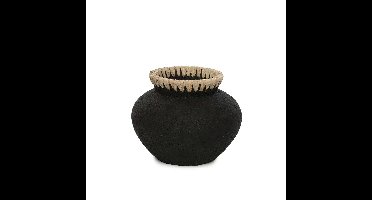 De Styly Vaas - Zwart Naturel - S