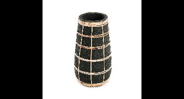 De Cutie-vaas - Zwart Naturel - M