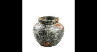 De Funky Vaas - Antiekgrijs - S