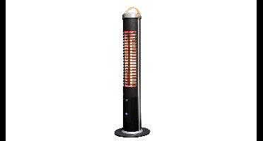 Apollo Ultra Slim zwarte tafel terrasverwarmer 1200 watt