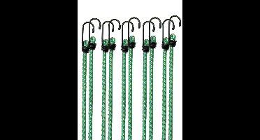 Bagagespin Met Haken 10 stuks Elastiek/Metaal 61cm