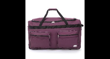 Trolley, reistas, rood, afsluitbaar, met slot, 85 liter, roltas