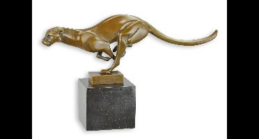 BRONZEN BEELD VAN EEN RENNENDE POEMA