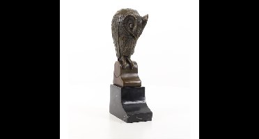 BRONZEN BEELD VAN EEN ART DECO UIL