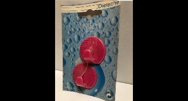 Universele handdoekhaken zelfklevend (setje van 2) roze