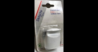 Universele handdoekhaak zelfklevend wit