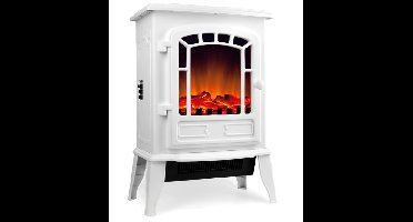 Elektrische haard Torino met open haard vlameffect 2000W zwart