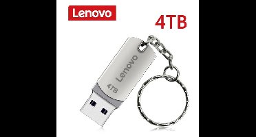 Lenovo Usb 3.0 Pendrive-4Tb Metaal-Hoge Snelheid-Flash Pen Drive-Draagbaar-Waterdicht-U Disk Stick-Mini Ssd Memoria Pen Usb