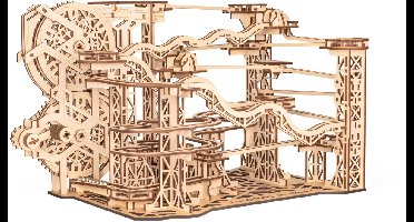 Eco Wood Art Knikkerbaan Marble Run Mechanische Houten 3D Modelbouw
