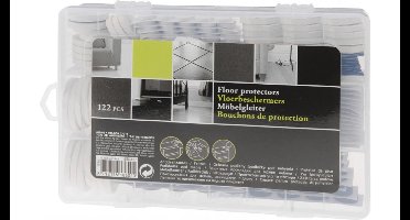 Floor protectors , vloerbeschermers , 122 delig in stevige box