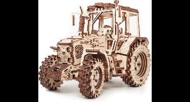 Eco Wood 3D Houten Puzzel Tractor B82 Modelbouw Knutselen