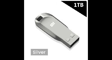 Originele Xiaomi Flash Drives Usb 3.0 Mini - Hoge Snelheid - Metalen Pen Drive 1Tb Stick - Draagbare Drive - Waterdichte Memoria Opslag U Schijf - gri