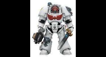 Warhammer 40,000 Action Figure White Scars Terminator 1 with Power Sword and Storm Bolter 14 cm