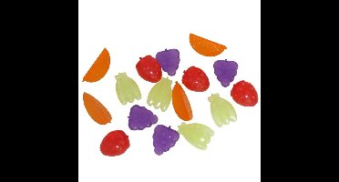 16x stuks ijsblokjes fruit vormen herbruikbaar