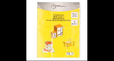 Benson Afdekfolie - transparant - 4 x 5 meter - afdekzeil