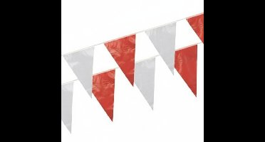 Boland Vlaggenlijn - rood/wit - 10 meter - kunststof - verjaardag