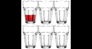 Bormioli Rocco Drinkglazen/Waterglazen - tumbler - 6x stuks - glas - 360 ml