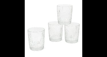 Bormioli Rocco Whiskyglazen - 4x stuks - 400 ml - glas - drinkglazen