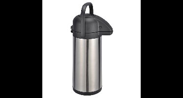 Excellent Houseware Thermosfles - RVS - 3 liter - isoleerkan - koffiekan - 40 cm