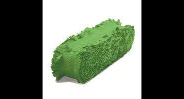 Folat Feest/verjaardag versiering - crepe slingers - groen - 24 mtr - papier - feestartikelen