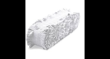 Folat Feest/verjaardag versiering - crepe slingers - wit - 24 mtr - papier - feestartikelen