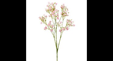 Kunstbloem Gipskruid - 68 cm - lichtroze - losse tak - kunst zijdebloem - Gypsophila