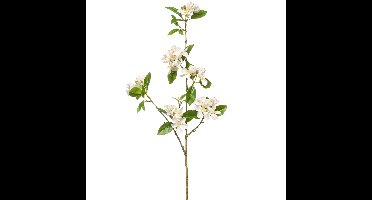 Kunstbloem Kersen bloesem - 90 cm - wit - Kunst zijdebloemen