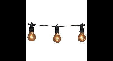 Lichtsnoer - 10 bollen lampjes - 10 meter - klassiek warm wit - buiten - tuinverlichting