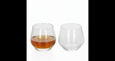 Luminarc Whisky glazen - 2x stuks - transparant - glas - 360 ml - Whisky glazen