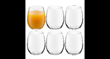 Royal Leerdam Drinkglazen Bouquet - 6x stuks - transparant - glas - 390 ml