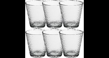 Secret de Gourmet Waterglazen / sapglazen Benit - 6x stuks - 250 ml - Drinkglazen