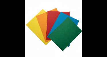 Stylex gekleurd hobby papier vellen - 40x stuks - A4 papier - 80 gram - 5 kleuren
