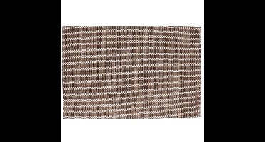 Tafel Placemats jute lichtgrijs - geweven/gevlochten - 45 x 30 cm - Onderleggers - Tafel dekken