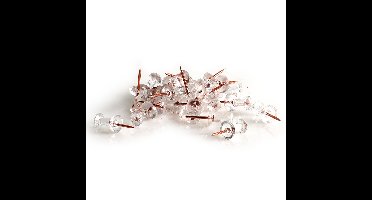 Zeller Punaises - set 50x - rose goud - voor prikbord