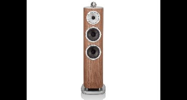 Bowers & Wilkins 804 D4 vloerstaande speaker walnoot zijdeglans